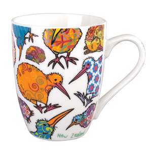 Mugs: Kaleidoscope Kiwi Coffee Cup