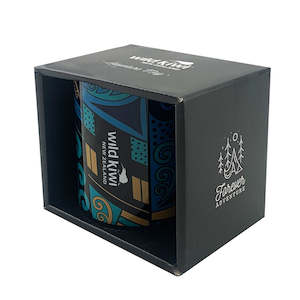 Wild Kiwi Ceramic Mug - Kowhaiwhai