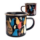 Mugs: Wild Kiwi - Tin Mug - Kiwi