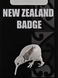 Pin: Kiwi and Fern Badge