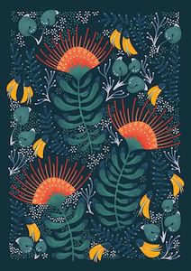 Catherine Marion - Pohutukawa - Card