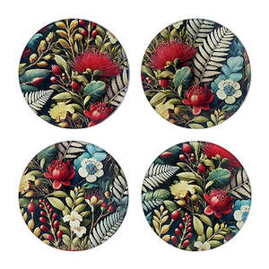 Coasters: Coaster Set Pohutukawa Tapestry