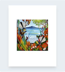Best Time Of The Year Pre-Matted Print Art by Irina Velman