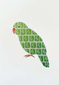 Rana Odell Art  Kakapo, A4 Print