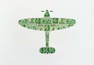 Rana Odell Art  Spitfire, A4 Print