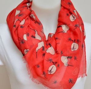 Red Kiwi Scarf