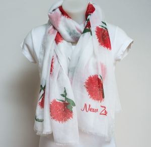 White Pohutukawa Scarf