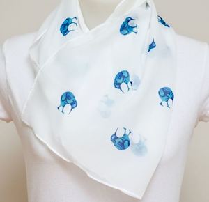Paua Print Kiwi Scarf