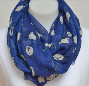 Scarf: Blue Kiwi Scarf