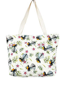 Fantail Canvas Tote Bag