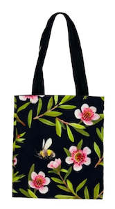 Tote Bags: Manuka Flower Canvas Tote Bag
