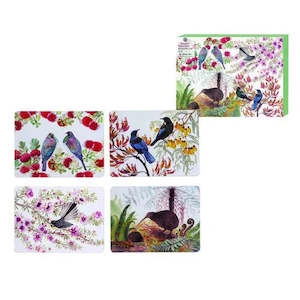 Placemats: Native Birds of NZ 4pk Placemat