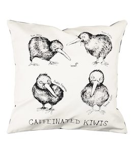 Cushions: Caffeinated Kiwi Cushion Cover