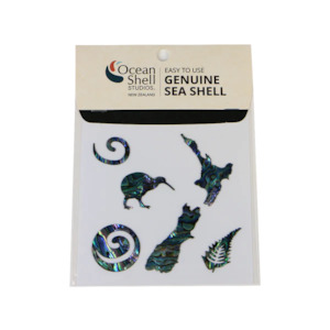 Magnets Stickers: THEME SET - PAUA STICKERS - NEW ZEALAND (6PCS)