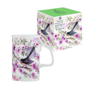 Mugs: Native Birds of NZ Fantail Mug