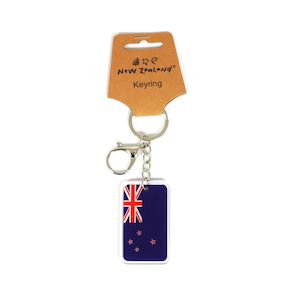 Keyring NZ National Flag 6×3.5cm