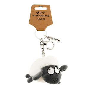Keyrings: Keyring NZ Plush Sheep 12cm