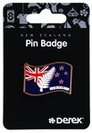 Pin: FERN & FLAG METAL PIN BADGE