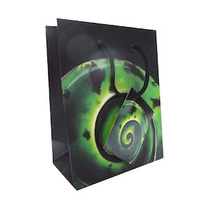 Gift Bags: Gift Bag S NZ Koru 11.4×14.6×6.4cm