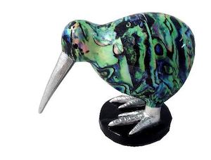 Resin Kiwi Paua 45mm