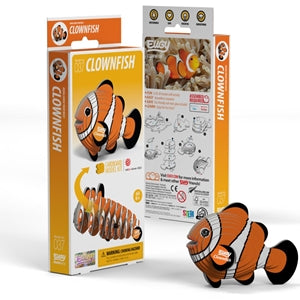 Toys: 3D Cardboard Model Clown Fish