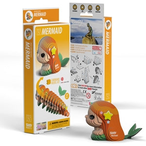 Toys: 3D Cardboard Model Kit Mermaid
