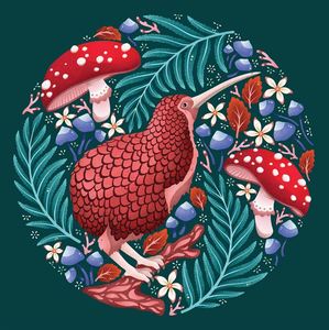 Greeting Cards: Catherine Marion - Kooky Kiwi - Card