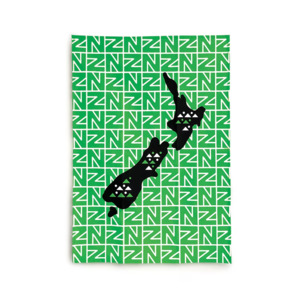 Tea Towels: Tea Towel - Retro Map