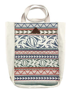 Tote Bags: Kia Kaha Canvas Bag - Tribal