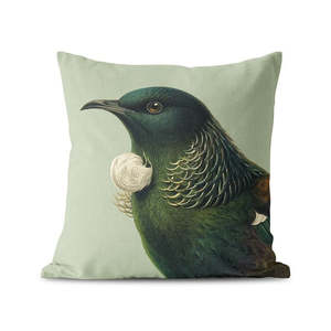 Cushions: Hushed Green Tui Cushion Cover