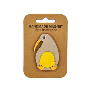 Christmas Decorations: Little Spotted Kiwi Wooden Magnet