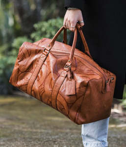 Body Bag: Moana Rd Miriama Grace Smith overnight bag - Tan