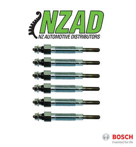 Nissan Safari Patrol GQ Y60 TD42 TD42T 24V Bosch Glow Plugs x 6 Free Shipping