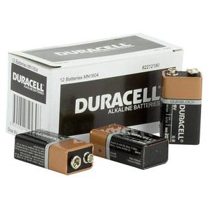 Duracell Battery: Duracell Coppertop 9V Battery Bulk box of 12