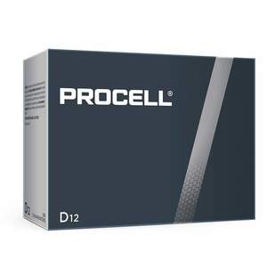 Procell-Duracell 1.5V D Size Bulk Box of 12