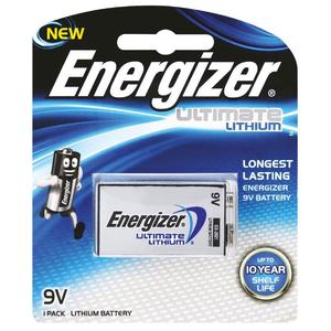 Energizer Industrial: Energizer 9V Ultimate Lithium Battery