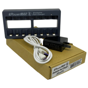 Aa: I-POWER 8 x AA Lithium Fast Smart Charger