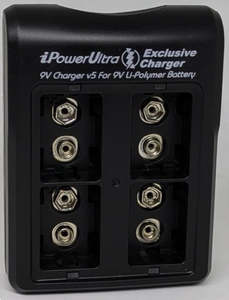 9v Batteries: I-Power 9V Battery Fast Smart Charger
