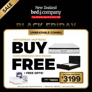 Orthopedic Combo Set: Orthopedic Mattress + Free Marlborough Frame