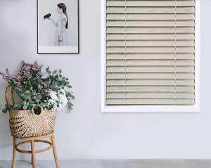 Faux Wood 50mm cordless - NZ Blinds
