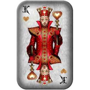 Products: Poker Card King of Heart 2 Oz Silver bar