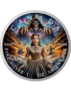 The Puppeteer 1 Oz Colorized Silver Coin