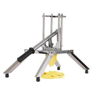 SOGA Commercial Potato French Fry Fruit Vegetable Cutter Stainless Steel 3 Blade&hellip;