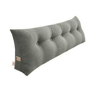 SOGA 150cm Grey Triangular Wedge Bed Pillow Headboard Backrest Bedside Tatami Cu&hellip;