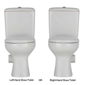 Toilet Suite - One Piece Skew - Left Hand Trap - Toilets Online NZ Depot
