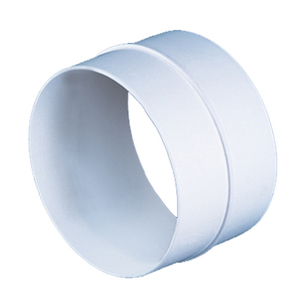 PVC Duct Round Connector 150dia SE/SE VE313P - PVC Ducting Online NZ Depot