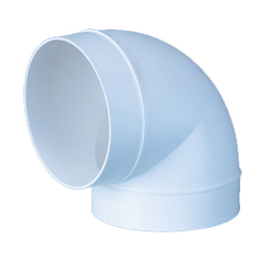 PVC Duct Round Elbow 90deg 150dia SE/SE VE323P - PVC Ducting Online NZ Depot