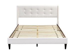 Vele-C Bed Frame White - Double Online Bedroom Furniture NZ Depot
