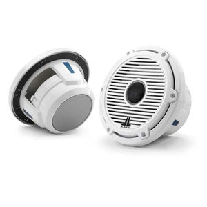 Products: Jl Audio M3-770x-s-gw-i 7.7″ Marine Coaxial Speakers Gloss White Sport Grille With Led