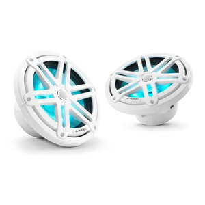 Products: Jl Audio M3-770x-s-gm-i 7.7″ Marine Coaxial Speakers Gray Metallic Sport Grille With Led